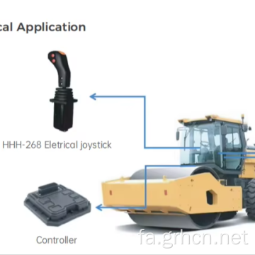 اهرم دنده موتور گریدر HHH-26B با کنترل داخلی